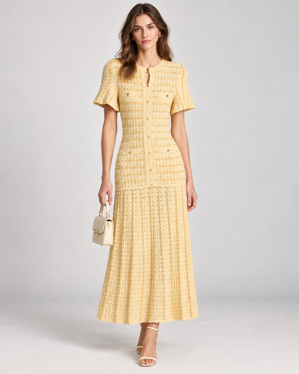 Robe maxi jaune